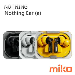 Nothing Ear(a) wireless earbuds 通過高解析音訊認證，支援最高990 kbps 的播放傳輸速率和高達24 位元96 kHz 的播放頻率，不放過任何聲音細節。 與支援範圍超廣的LDAC 轉碼器相容